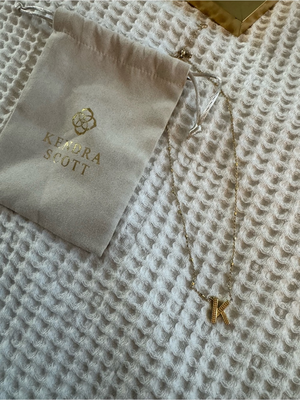 Necklace with Initial Pendant